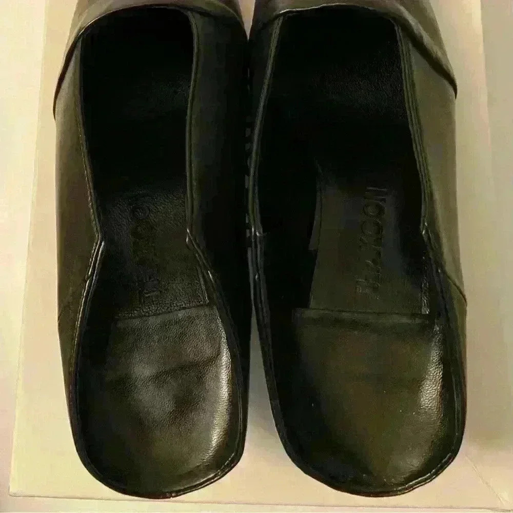 Thakoon Black Leather Kitten Heel Mules Various Sizes NIB - Picture 5 of 11